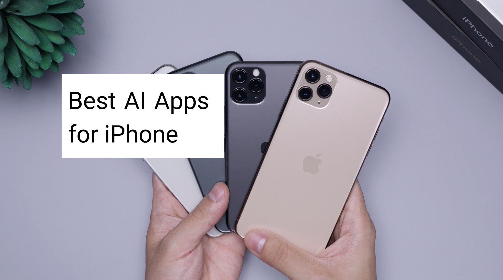 Best AI Apps for iPhone blog post cover photo