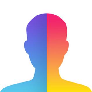 FaceApp logo, AI Photo editor app for iPhone