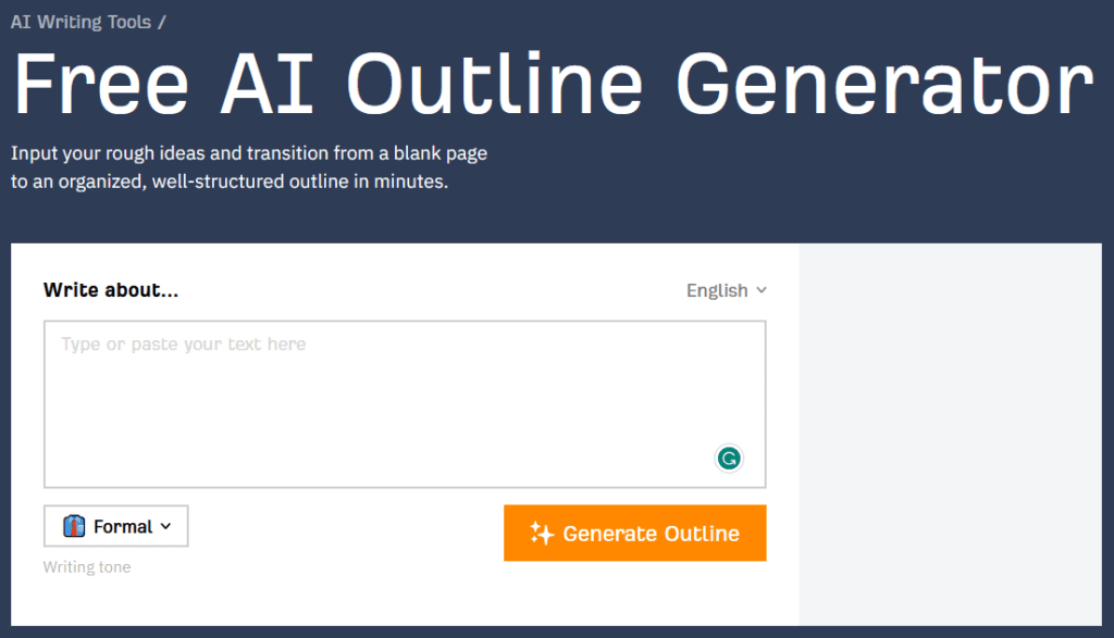 ahref outline generator, one of the ai-powered writing tools